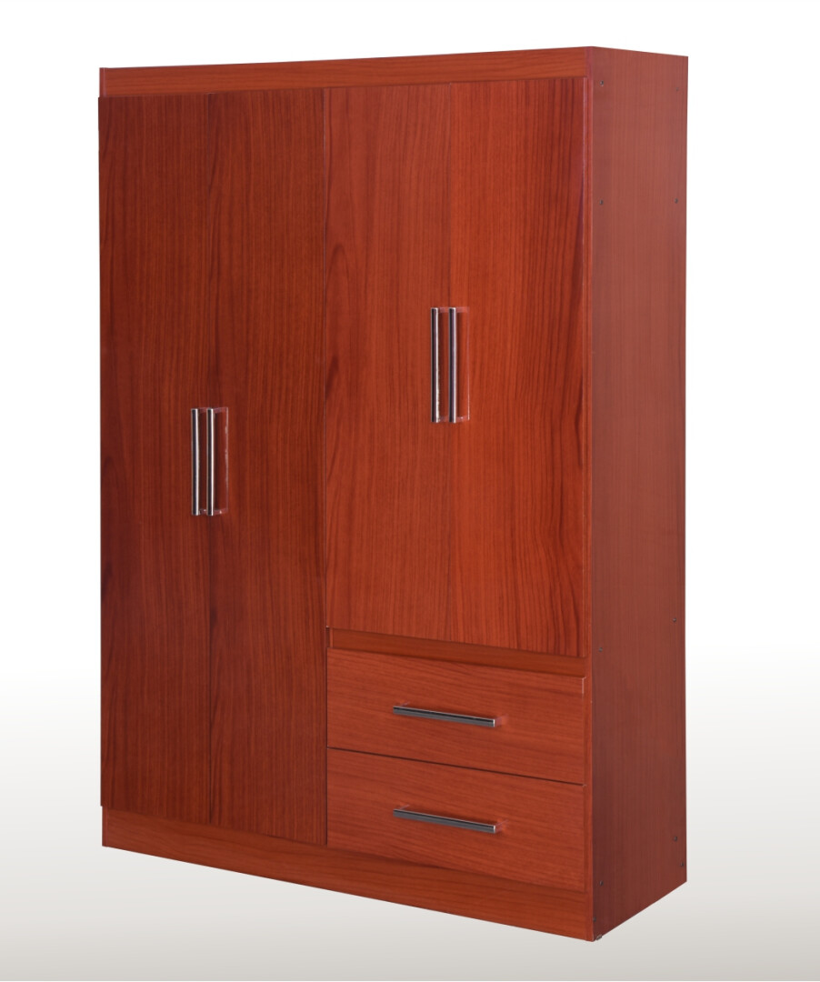 MUEBLE MAXIMO ROPERO FORTALEZA 4P-2C CAOBA 54002 | Olivero Online